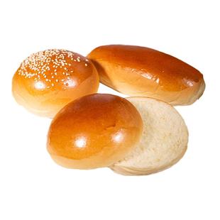 麦脉热狗面包胚澳门猪扒包早餐即食半成品商用家用美式汉堡胚批发