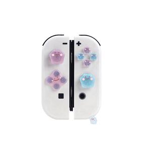 任天堂switch百变怪按键贴 NS方向键彩色贴 joycon摇杆帽保护配件
