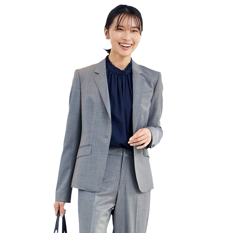 23区通勤穿搭简洁干练修身女士西装外套日本限定日系轻奢ONWARD