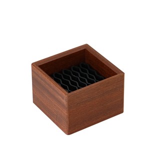 药膏收纳盒分格条状管状药品整理神器桌面立式置物架放护手霜实木