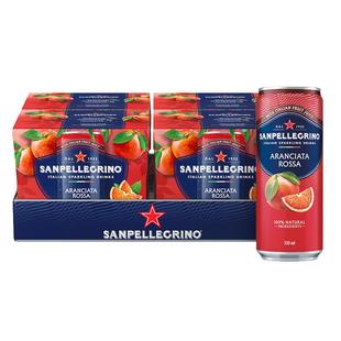 圣培露（S.Pellegrino）意大利进口血橙复合果汁饮料330ml*24罐