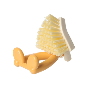 日本锅刷可折叠三角刷家用洗碗刷窗户墙角缝隙清洁刷子短柄灶台刷