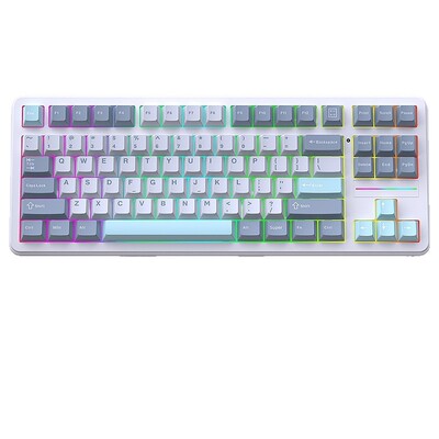 黑吉蛇YG80蓝牙三模RGB机械键盘