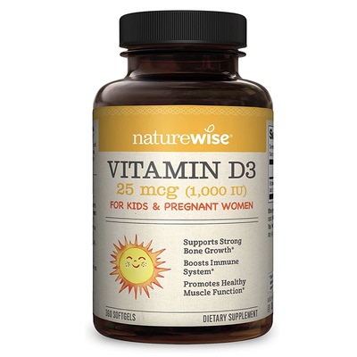 现货naturewise维生素d31000孕妇