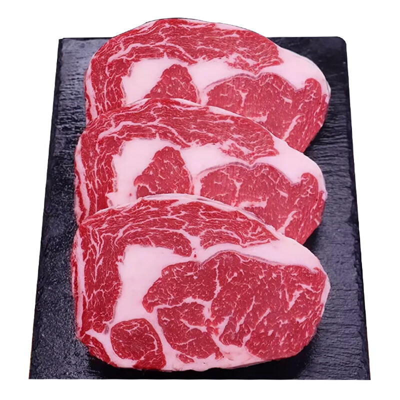 牛勇气巴西原切谷饲眼肉牛排2斤