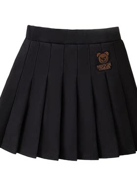 女童百褶裙A字裙儿童半身裙西装