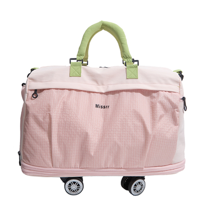 旅行包女滑轮行李袋大容量行李包