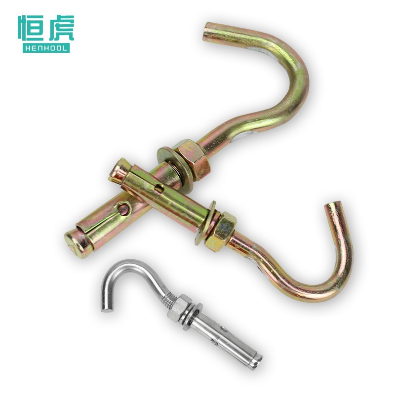 304不锈钢膨胀钩 带钩膨胀螺丝 拉爆钩 吊扇千秋挂钩 M6M8M10M12