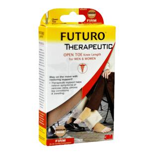 美国3M护多乐FUTURO弹力袜系列男女袜子露趾中袜中筒袜高强度型