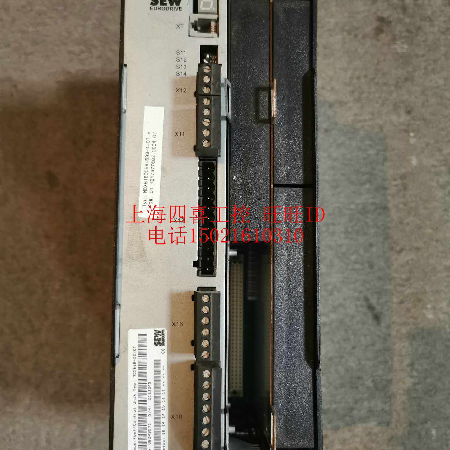 议价赛威SEW变频器MDX61B-00/0T主板8243182 控制板08169101.55/1