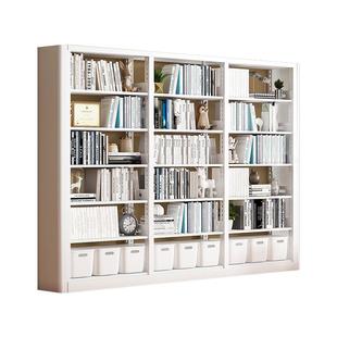 家用图书馆钢制书架落地置物架儿童书柜绘本架客厅简约铁艺储物架