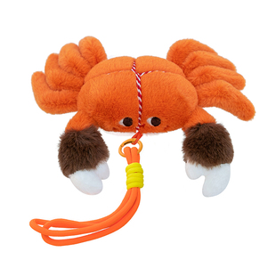 大闸蟹一对毛绒玩偶挂件苏博文创公仔创意毛绒包包挂件阳澄湖螃蟹