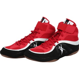 康瑞摔跤鞋男拳击训练鞋女跤靴格斗鞋散打搏击健身房深蹲硬拉鞋子