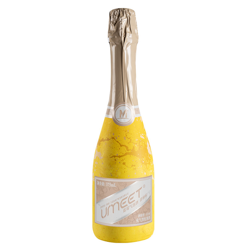 UMEET悠蜜蓝莓微醺起泡酒6度果酒