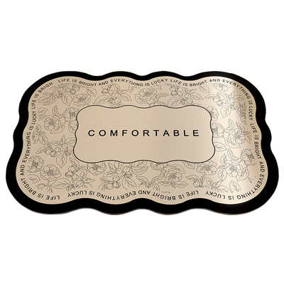 法式浴室地垫吸水卫生间门口地毯