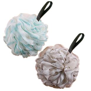 高档沐浴球大号新款浴花柔软不散耐用可爱少女泡澡球洗澡神器搓背