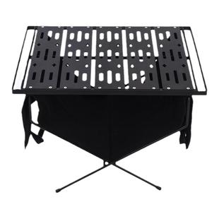 撼途 新品上市炉边桌子户外柴火炉搭配战术桌户外折叠桌多用桌子