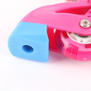 可护具全轮滑鞋 带闪速滑旱冰鞋 调节 套装 批发雷克斯儿童溜冰鞋