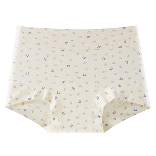 猫人纯棉内裤女全棉抗菌裆无痕不夹臀碎花女生小平角裤头2026新款