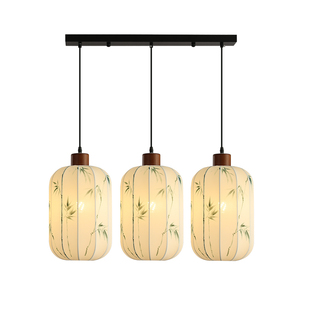 中式宋代美学吊灯手绘创意中国风灯笼火锅餐饮店餐厅书房卧室吊灯