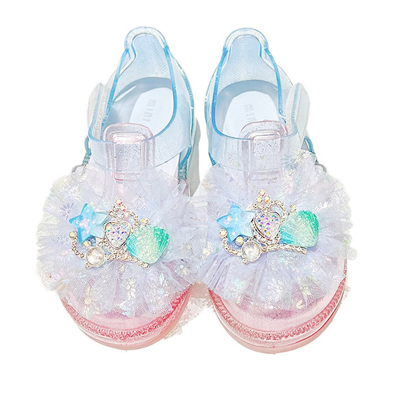 夏季新款女童凉鞋包头软底罗马鞋
