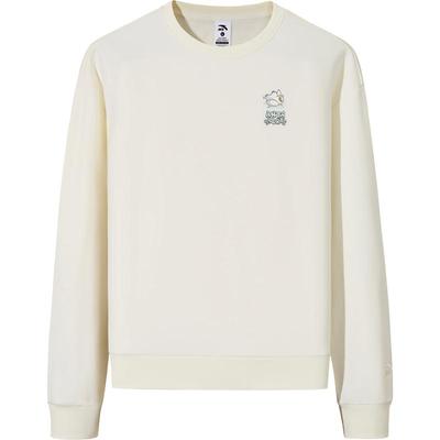 安踏女趣味印花休闲卫衣