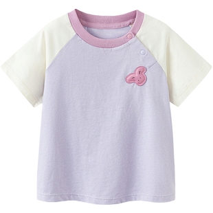 【秀场同款】迷你巴拉巴拉男女童短袖T恤夏婴儿纯棉透气宝宝半袖