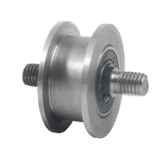 大门滑轮重型道轨滑轮V型U型H型门轮角铁推拉门滑轮工业厂房门轮