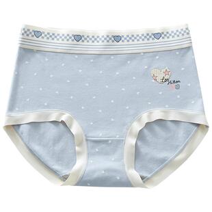 女童内裤中大童女孩纯棉三角裤青春期少女生胖MM高初中生高腰裤头