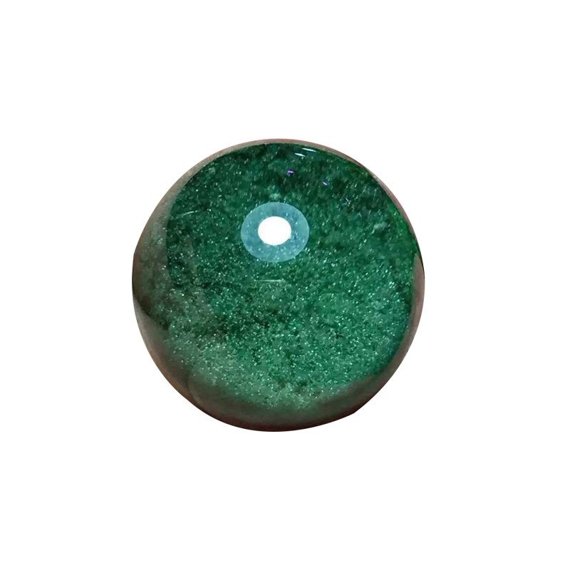 纯天然绿幽灵单株散珠水晶