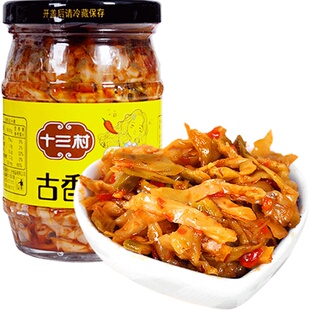 十三村古香榨菜湖南特产香辣红油榨菜丝开味下饭泡菜咸菜酱菜238g