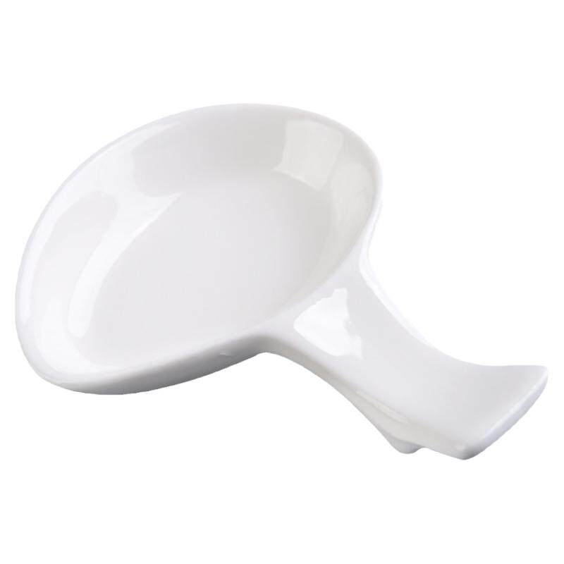调味碟筷子架两用陶瓷碟