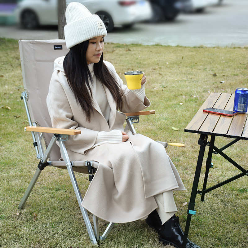 克米特椅户外露营折叠椅办公室家用休闲躺椅可调节沙滩导演午休椅