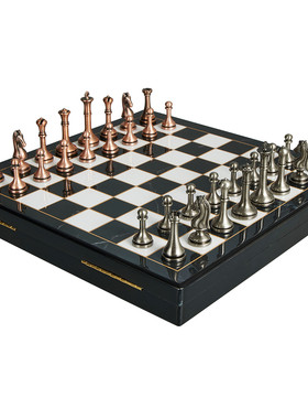 ABEWAY金属钢琴漆国际象棋套装