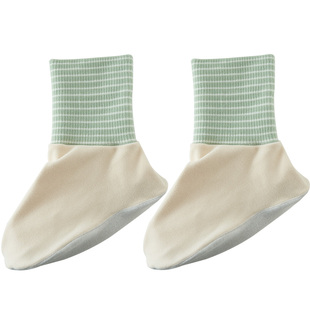 晚上睡觉穿的袜子男女款秋冬空调袜德绒地板睡眠艾草底保暖月子袜