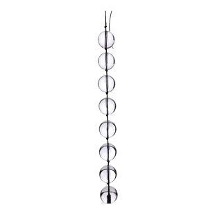 肛塞后庭水晶拉珠肛珠玩具性情趣女用品开肛赛菊花珠尾巴灌肠男同