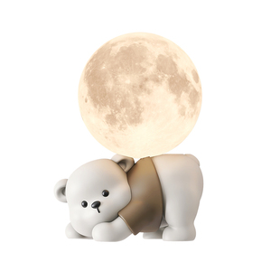 小熊床头灯台灯卧室睡眠氛围小夜灯可爱摆件装饰生日礼物女生男生