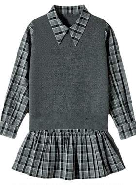 班尼路学院风减龄两件套装女