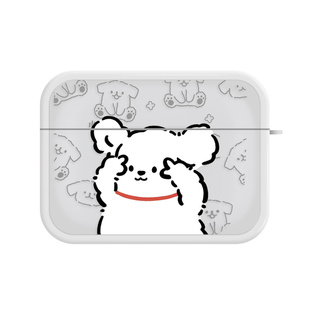 适用airpods4保护套苹果耳机壳airpodspro3卡通可爱airpod4情侣小狗ipods情侣男女air二三四第三代airpods2盒