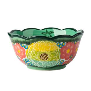 绿影陶瓷碗家用吃饭专用碗高颜值饭碗汤碗面碗个人专用复古小碗