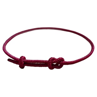 马年蜡线编织手工暗红红绳金刚结可穿2mm孔珠莫相离能量手绳手链