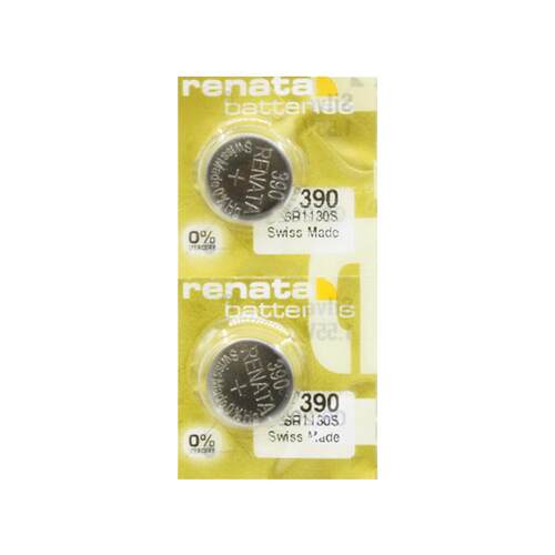 Renata瑞士进口390手表电池SR1130SW斯沃琪swatch电子battery 11.6*3.1通用LR1130型号AG10钮小纽扣银锌1.55V