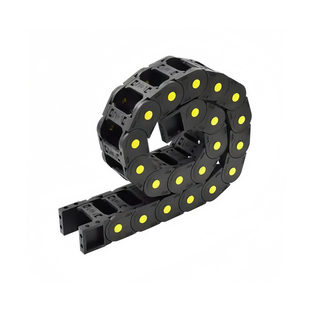 机床拖链桥式封闭坦克链条塑料履带雕刻机电缆穿线槽工业尼龙拖链