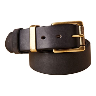 加厚男士腰带纯铜扣皮带时来运转休闲百搭头层牛皮皮带可用十年