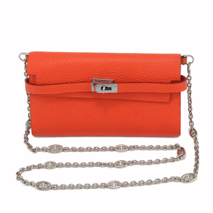 适用Kelly钱包改造猪鼻子链条内胆woc斜挎包凯莉钱夹可拆肩带配件