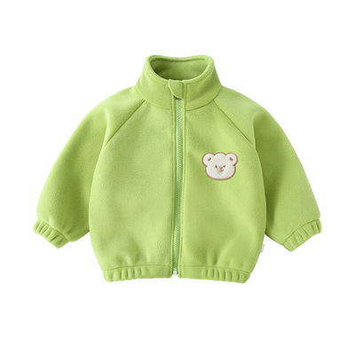【2折专区】折扣店撤柜  宝宝外套秋冬摇粒绒婴儿保暖上衣男女宝