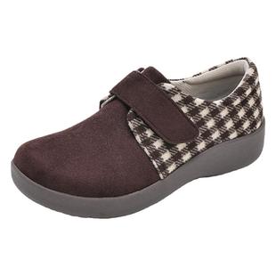 Pansy盼喜日本轻便秋冬季加宽胖肥拇外翻一脚蹬妈妈母亲女舒适鞋