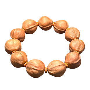 梅林铁核原籽高端橄榄核手串男款原皮素串正圆素珠男士素核圆珠子