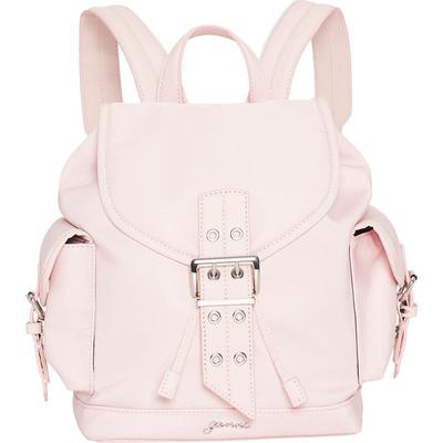 【甄选折扣】GANNI女包 Buck粉色logo简约休闲双肩包背包A6618868