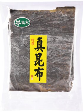 高木真昆布200g切头去尾成熟海带大片盐渍海带海带干货厚片